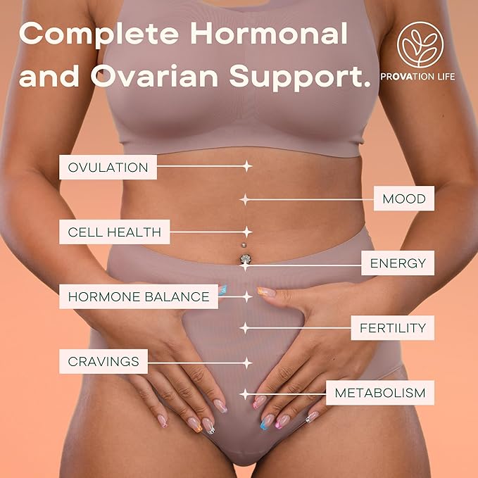 Inositol Plus Supplement for Women | Ovarian Health, Hormone Balance, Fertility, Ovulation | 40:1 Myo-Inositol D-Chiro & 12 Ingredients | Developed by Medical Doctor | 120 Capsules