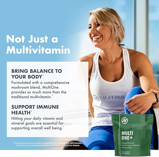 MultiOne Men & Women’s Daily Multivitamin - Essential Nutrients and Minerals for Optimal Health (60 Capsules)