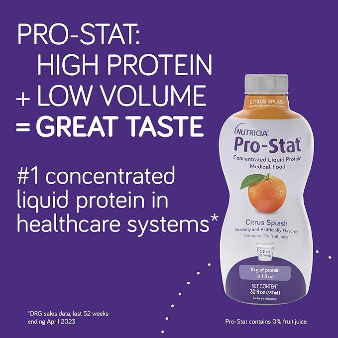 Pro-Stat Concentrated Liquid Protein Medical Food - Grape, 30 Fl Oz Bottle (Case of 6)