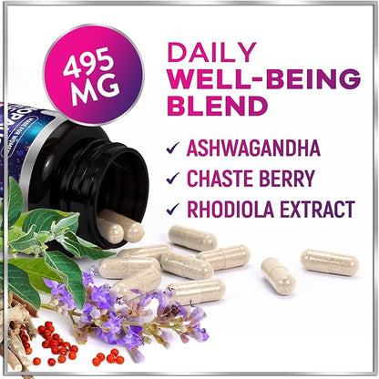 Hello Lovely! Menopause Supplements - 8 Billion CFU Menopause Probiotics for Women, Hot Flash & Night Sweats Support, Menopause Relief Probiotic for Vaginal, Digestive & Immune Support - 120 Capsules