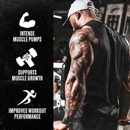 Jacked Factory N.O. XT Nitric Oxide Supplements for Men w/Nitrosigine L Arginine L Citrulline Supplement for Muscle Pumps & Vascularity - Pre Workout Nitric Oxide Booster & Muscle Builder - 90 Caps