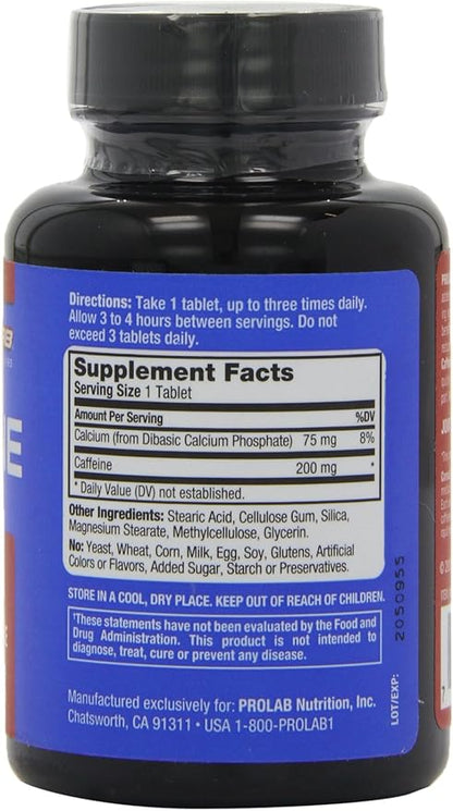 ProLab Caffeine Tablets 100 Count