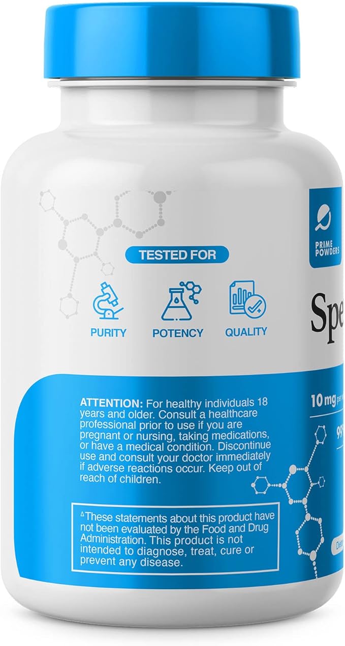 Spermidine Capsules 𝗚𝗟𝗨𝗧𝗘𝗡 𝗙𝗥𝗘𝗘 99% Concentration 100x More Potent Than Wheat Germ Extract for Anti-Aging DNA Telomere Support