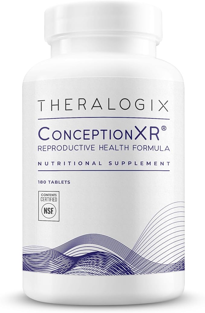 Theralogix ConceptionXR Reproductive Health For Men, Men's Preconception Vitamins for Fertility Support, Male Fertility Supplements for Sperm Health, NSF Certified - 180 Tabs (90-Day Supply), Unflavor