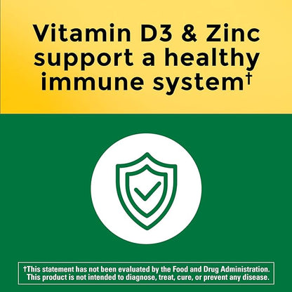 Nature Made Magnesium Complex with Vitamin D and Zinc Supplements, Magnesium Supplement for Muscle, Nerve, Heart & Bone Support with Vitamin D3 & Zinc for Immune Support, 60 Capsules, 30 Day Supply