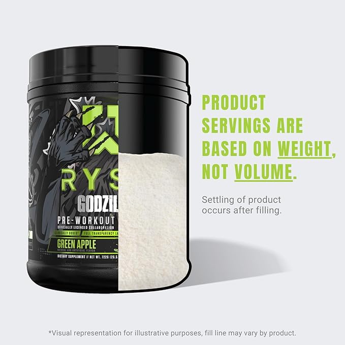 RYSE Up Supplements Noel Deyzel x Pre Workout | Intense Pumps, Energy, & Focus | Citrulline & Beta Alanine | 400mg Total Caffeine | 40 Servings (Green Apple)