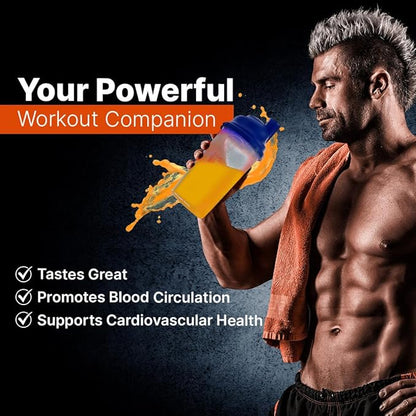 L-ARGININE PRO | L-arginine Supplement Powder | 5,500mg of L-arginine Plus 1,100mg L-Citrulline (Orange, 3 Jars)