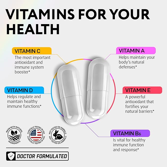 Quercetin with Bromelain - Premium Quercetin Bromelain Capsules for Immune Support* - Bromelain Quercetin Supplement - Non GMO Quercetin - 1 Pack (60 Capsules)