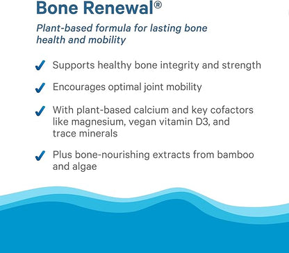 PURE SYNERGY Bone Renewal | Bioavailable Calcium with Cofactors | Natural, Vegan Bone Health Supplement with Vitamin D3, K2, Magnesium, & Boron | for Bone Strength & Mobility (150 Capsules)