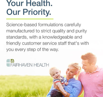 Fairhaven Health 3 Month Supply FertilAid for Men Prenatal Male Fertility Supplement | Count and Motility Support Pre Conception for Him | Fertility Support Includes, Zinc, and Folate | 90 Capsules