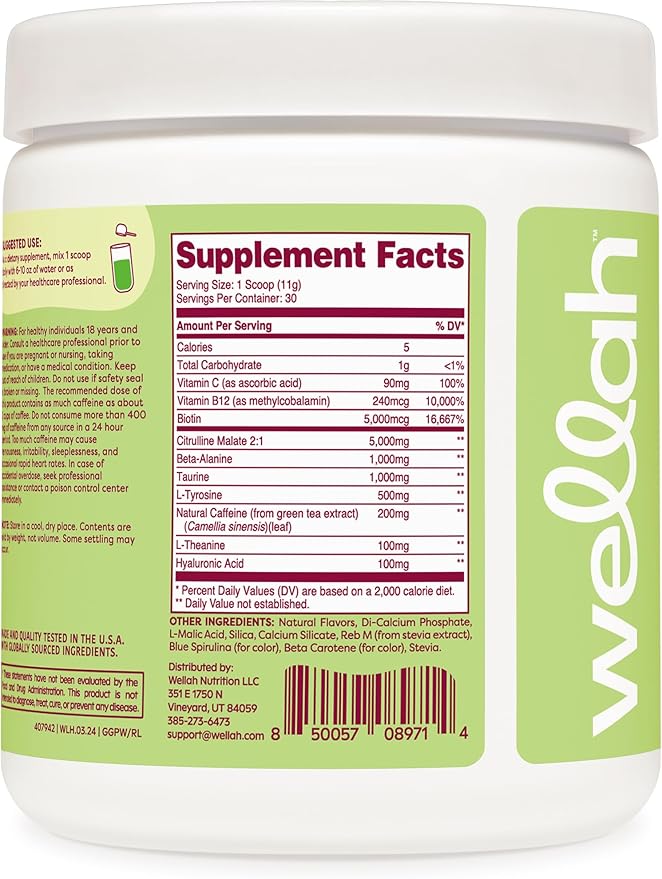 Get-Going Pre-Workout Drink Mix (Green Apple Flavored, 30 Servings)