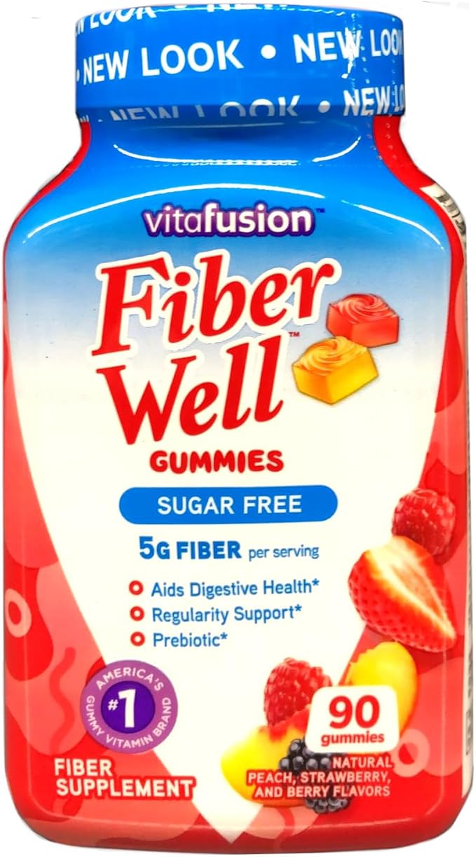 Vitafusion Fibre Well Fibre Supplement Gummies, 90 Gummies