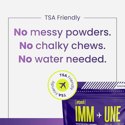 Travel Essential, Immune and Stress Support Gummy, Elderberry, Vitamin C, D, Zinc, Echinacea, Astragalus, Quercetin, Bromelain, Travel Immunity, Flight Essentials, 60ct