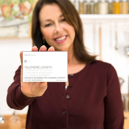 Healthycell Telomere Length | Supplement for Lengthening Telomeres and DNA Repair, Anti Aging, Cell Health, Stem Cell Support | Clinically Proven Ingredient AC11® | 578 mg Capsules