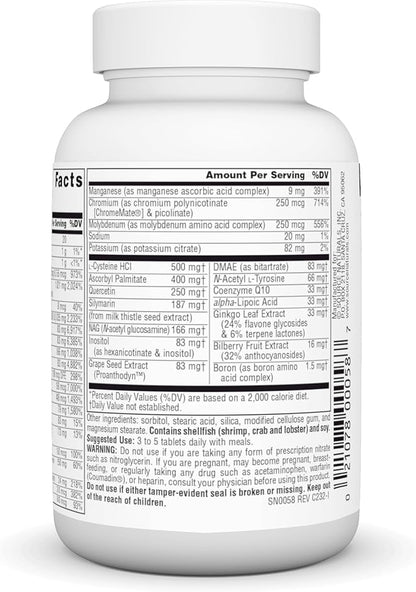 Source Naturals Elan Vital Multiple, Supports Brain, Heart, Liver, Immune, Energy Boost* - 30 Tablets