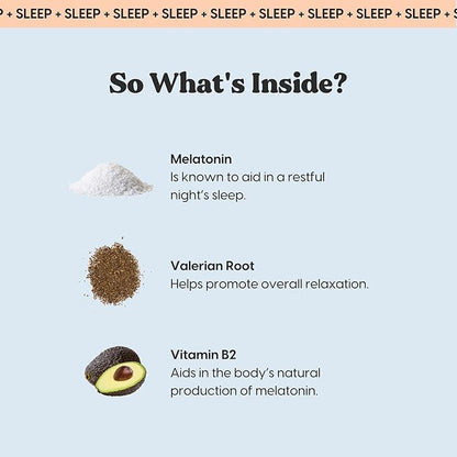 The Patch Brand Sleep Patches | Support Restful Sleep with Melatonin, Valerian Root & B6 | All Natural Vitamins & Mineral Patch Plant Based and Cruelty Free Water Resistant Patches That Last All Night