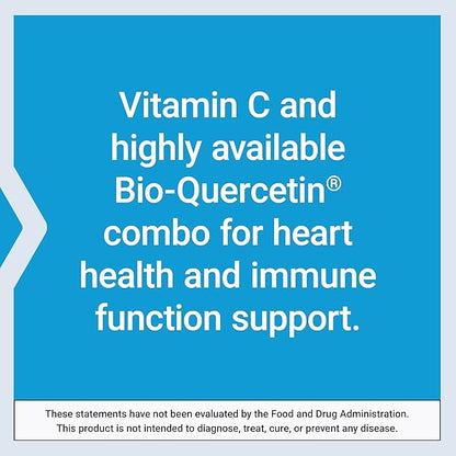Life Extension Vitamin C & Bio-Quercetin Phytosome – Vitamin C Plus Ultra-Absorbable Quercetin for Immune Support – Gluten-Free, Non-GMO, Vegetarian – 250 Vegetarian Tablets