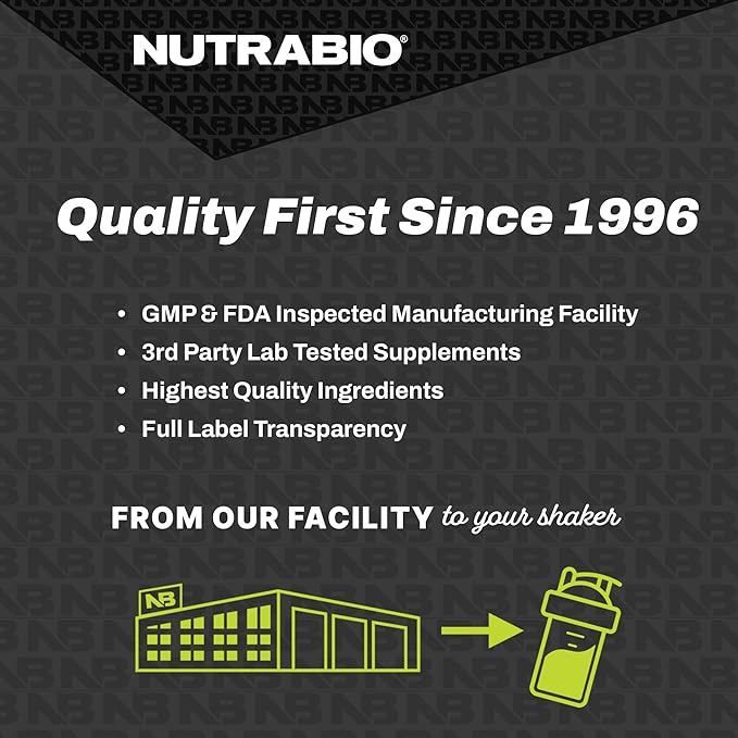 NutraBio 100% Pure L-Leucine - Muscle Recovery and Support - Naturally Fermented Free Form Amino Acid - Vegan, Non-GMO, Gluten Free - (500 Grams)