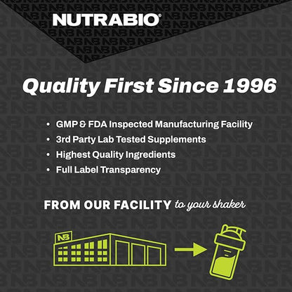 NutraBio – L-Carnitine Liquid Shots – 3000mg, (Blue Razz) – 10mg of Vitamin B-5 – Zero Carbs & Sugars – Energy Production – Muscle Recovery