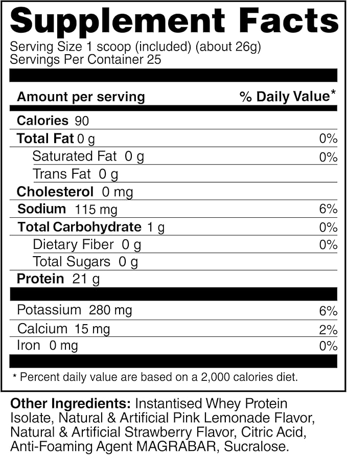 Protein Refresher (25 Servings) - Revolutionary Juice-Type Whey Protein Powder for Fitness, Bodybuilding, Gym, or for Bigger Protein Intake (25 Scoops, Pineapple Punch)