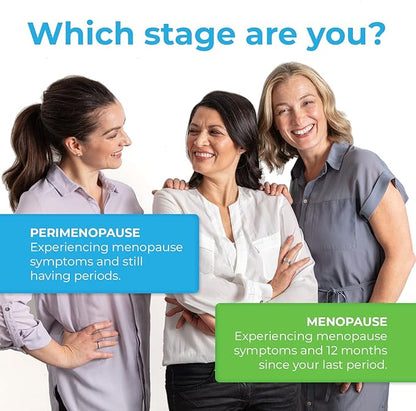 Health & Her Perimenopause Multi-Nutrient Support, Support for Wellbeing During Pre-Menopause (Early Stage of Menopause) Perimenopause Supplements for Women, Perimenopause Vitamins, Vegan (60 ct.)