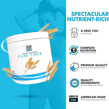 Yes You Can! Drink Booster - Organic Greens Superfood Powder Drink Mix - 4 Pack with Alfalfa Grass, Wheatgrass, Kale, Barley Grass, Lemon Juice Powder - Rich in Antioxidants, Vitamins and Minerals.