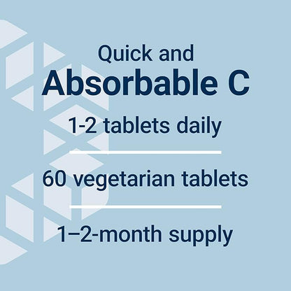 Life Extension Fast-C® and Bio-Quercetin®, Fast delivery and Absorption, Vitamin C, Fenugreek, Immune Support, Magnesium, Gluten-Free, Non-GMO, Vegetarian, 60 Tablets