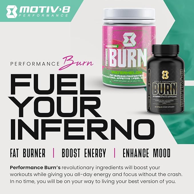 Motiv-8 Pre-Workout Performance, Sugar Free Pre-Workout, Boost Energy and Focus, Improve Workouts, Enhances Mood (30 Servings, Cherry Lemonade)
