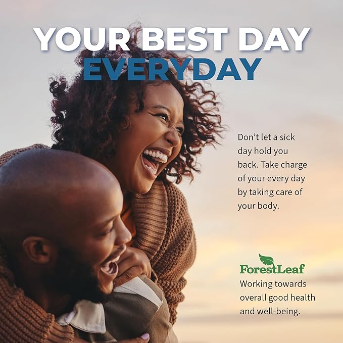 ForestLeaf Vitamin D3 50000 IU - Bone Health and Immune Support - Small Easy to Swallow Capsules - Non-GMO Gluten Free VIT D - VIT D3 Vitamin D Supplements for Women and Men, 120 Count