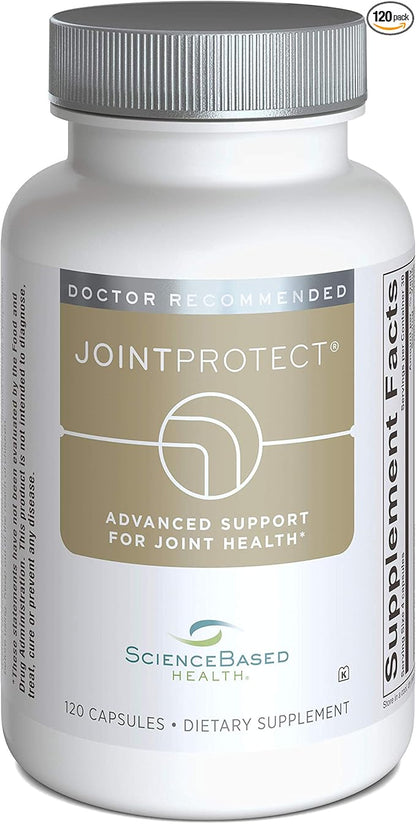 JointProtect - Support for Joint Health - Glucosamine Sulfate, Boswellia Serrata, Calcium Fructoborate, Curcumin, Vitamin C - 120 Capsules
