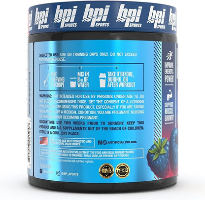 BPI Sports Best Creatine - Includes 6 Advanced Forms of Creatine - Supports Muscle Building and Post-Workout Recovery - Icy Blue Raz, 50 Servings