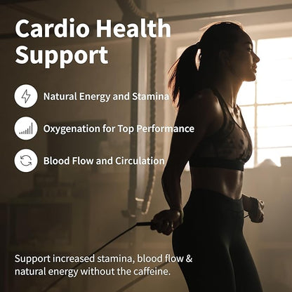 Snap L Arginine Capsules - Blood Circulation Supplements with Nitrosigine & L Citrulline for Natural Energy, Increase Blood Flow & Muscle Growth, Herbs for Cardio Health (60 Capsules)