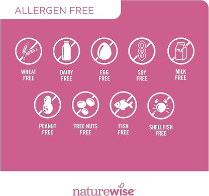 NatureWise Liquid Collagen for Women & Men 4000mg, Type 1 & 3 Peptides with Biotin for Hair, Skin and Nails + Vitamin C + Vitamin B Complex - Low Sugar - Mixed Berry - 30 Tubes