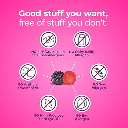 ONE A DAY Multi+ Hair, Skin & Nails, Multivitamin + Boost of Support for Healthy Hair, Skin & Nails with Biotin and Vitamins A, C, E & Zinc ,Gummy 120 Count (2 Month Supply)