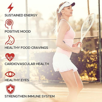 Saffron Gummies - Saffron Supplement Gummies 100% Pure Saffron Extract Whole Herb Gummies with Honey for Mood & Power, Vitamin B6, B12, D3, C - Sugar Free - Organic, Vegan, Mixed Berry Flavor - 60Cts