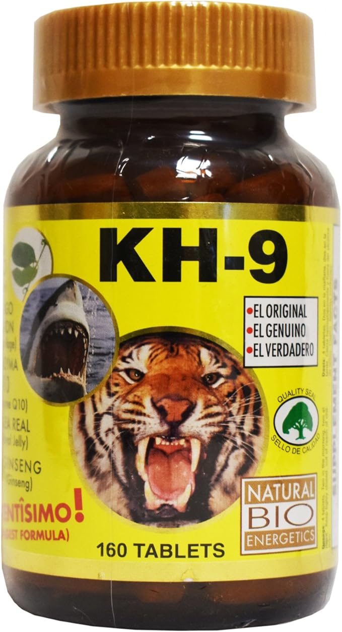 Kh 9 Multivitamin Tablets Natural Bio Energetics Mineral Herb Amino Enzymes (160 Tablets)