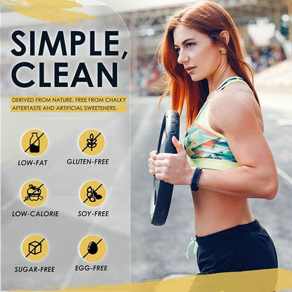 NATURE TARGET Isolate Whey Protein Powder Vanilla, 25g Protein Low Carb Sugar-Free & Gluten-Free, 5.5g BCAAs, Rich in Fibers & Minerals, 1.1 Pound, 16 Servings