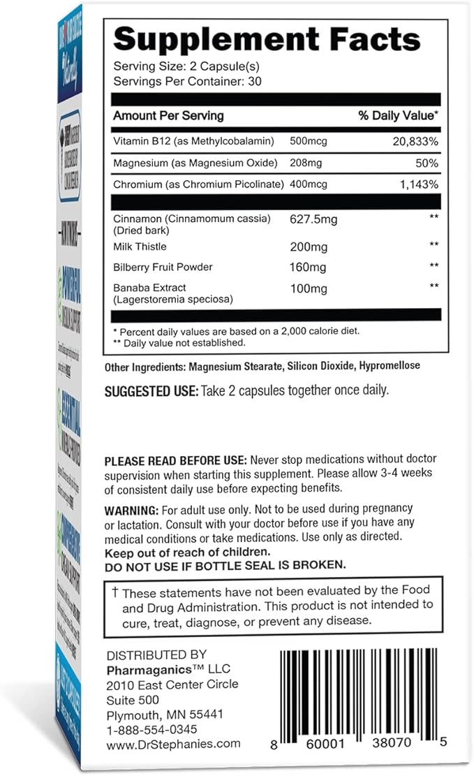 Dr. Stephanie's Bundle Pack - 24 Hour Support + Carb & Sugar Blocker - Daily Supplement