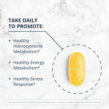 Metagenics B Vitamin Complex - Energy Support & Healthy Stress Response* - with Vitamin B6 & B12 - Vegetarian & Gluten-Free - 60 Tablets