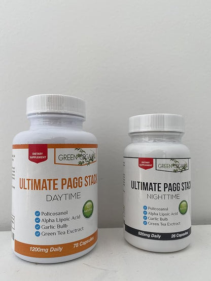 Ultimate PAGG Stack™ 4 Hour Body by Tim Ferriss - Policosanol, Alpha Lipoic Acid, Green Tea Flavonols, Garlic Extract