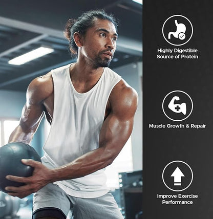 High Whey, Protein Powder, Whey Isolate, Gluten Free, Lean Muscle Mass for Men & Women, 25g of Protein Per Scoop, 908 g, 24 Servings (Chocolate Cake, 2 Pound)