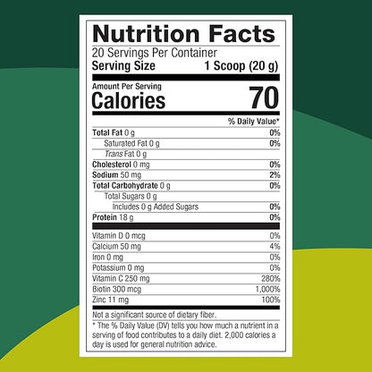 Purely Inspired Collagen Powder, Unflavored (20 Servings) - 20g Collagen Peptides Protein Powder for Women & Men - Grass-Fed & Pasture Raised - Gluten-Free, Paleo & Keto-Friendly Collagen Drink