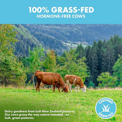 Opportuniteas Grass Fed Whey Isolate Protein Powder - Unflavored 28g Protein Powder Without Artificial Sweeteners, Hormone-Free Cows, Non GMO - 2.5lb