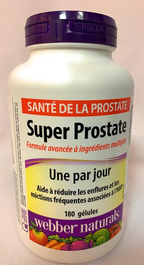 Webber Naturals Super Prostate One Per Day, 180 softgels