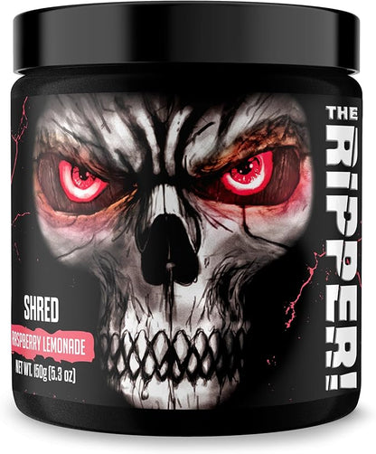 JNX SPORTS The Ripper! Shredding Thermogenic Fat Burner - Raspberry Lemonade 30 Servings | Advanced Fast Acting Thermogenic Pre-Workout, Appetite Suppressant for Men & Women