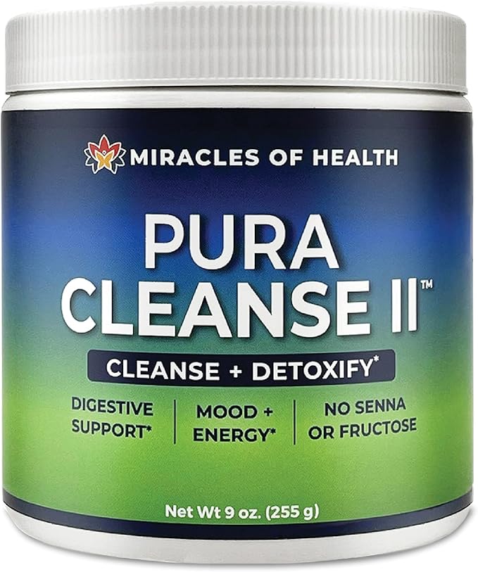 Pura Cleanse II Super Herb & Fiber Detox Drink