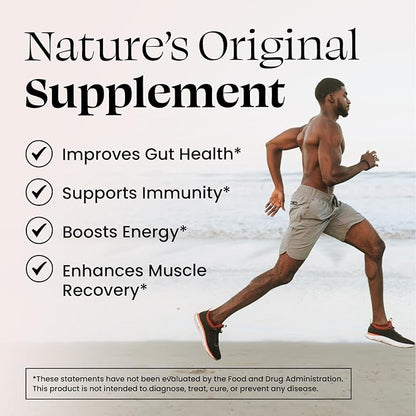 Optimal Prime - MUUU Bovine Colostrum Supplement and Superfood Powder for Gut Health, Bloating, Immune Support, Hair, Skin, and Nails Unflavored, 120 Servings