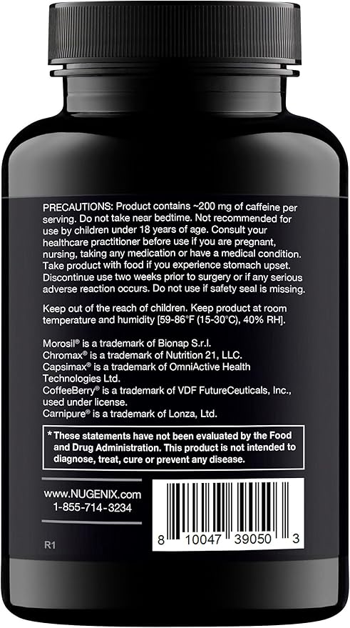 Nugenix Thermo - Thermogenic Fat Burner Supplement Pills for Men, Extreme Metabolic Accelerator, 42 Count