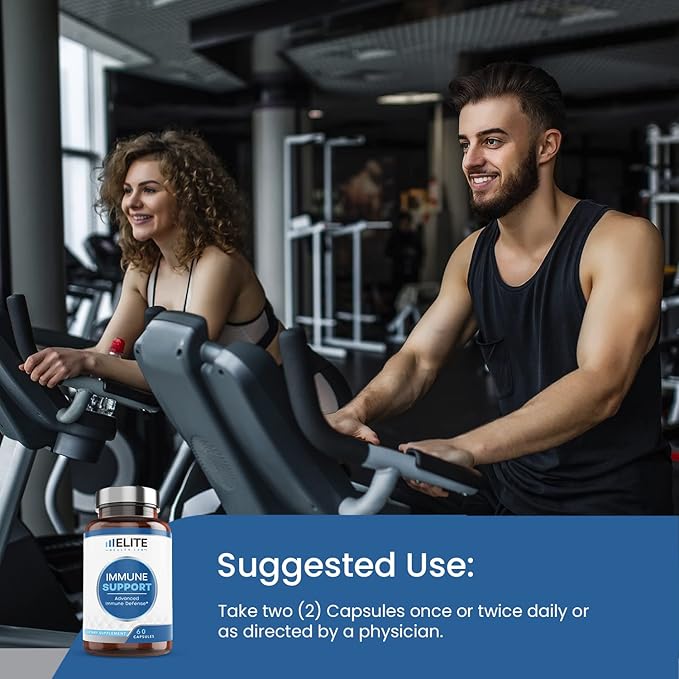 Ultimate 9-in-1 Immune Support Boost – 1000mg Vitamin C, D, Zinc, Echinacea, Quercetin & More – USA Third Party Lab Tested, Gluten-Free, 60 Capsules – Made in USA