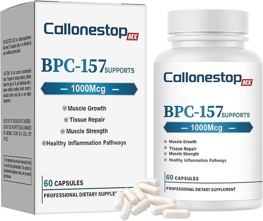 New B-pc 157 Peptide Capsules 1000mcg for Muscle & Workout Non-GMO, Dairy Free, Gluten Free, 60 Capsules